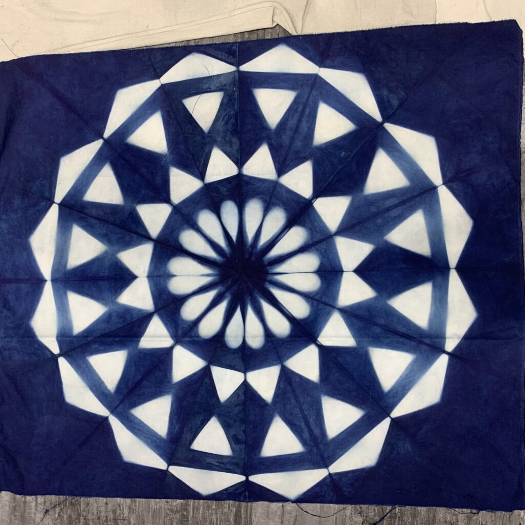 Indigo und Shibori